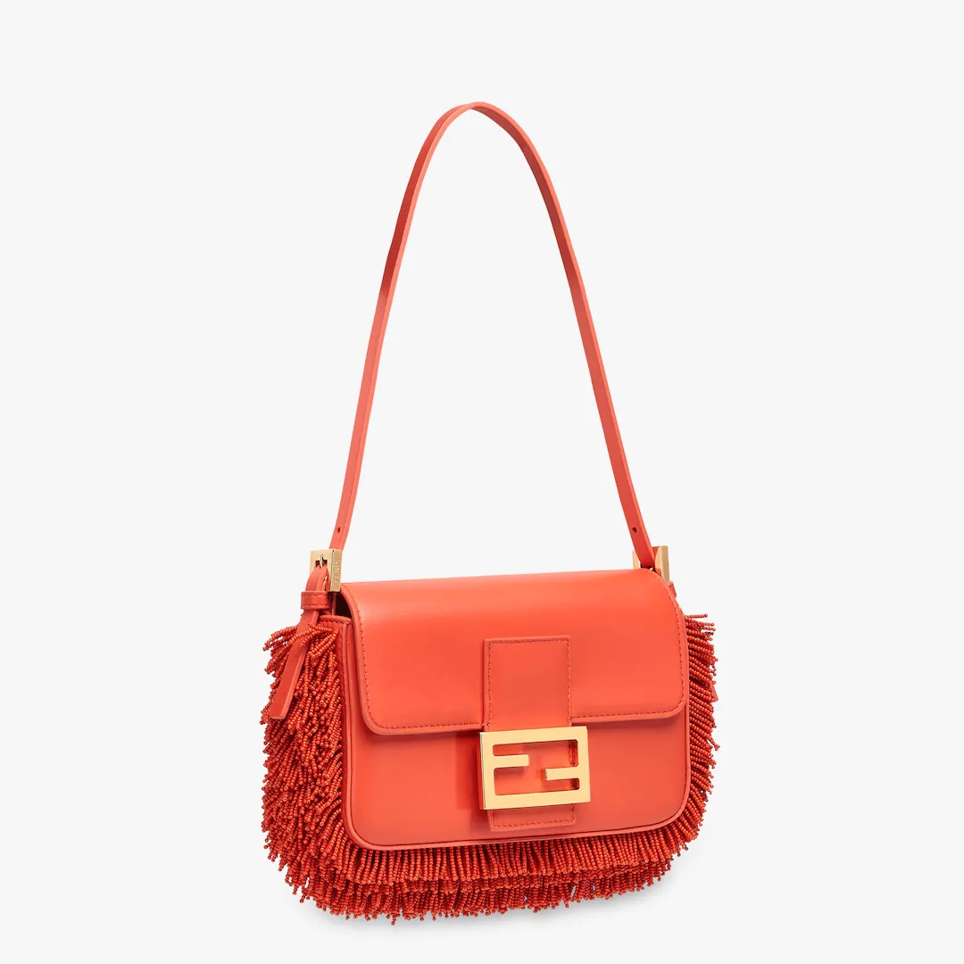 Red nappa leather bag 2