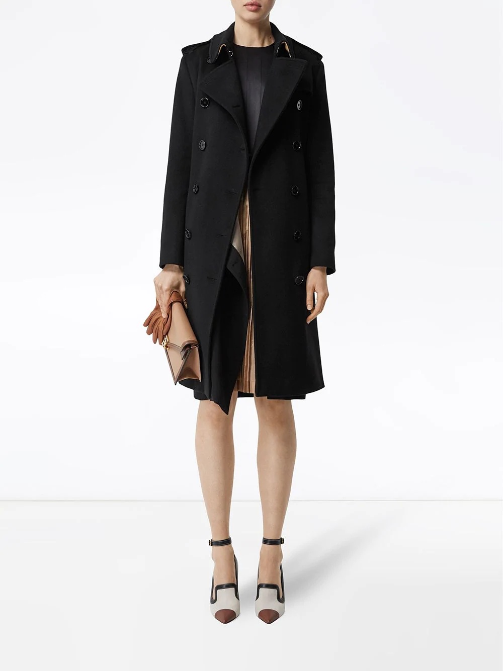 cashmere trench coat - 3