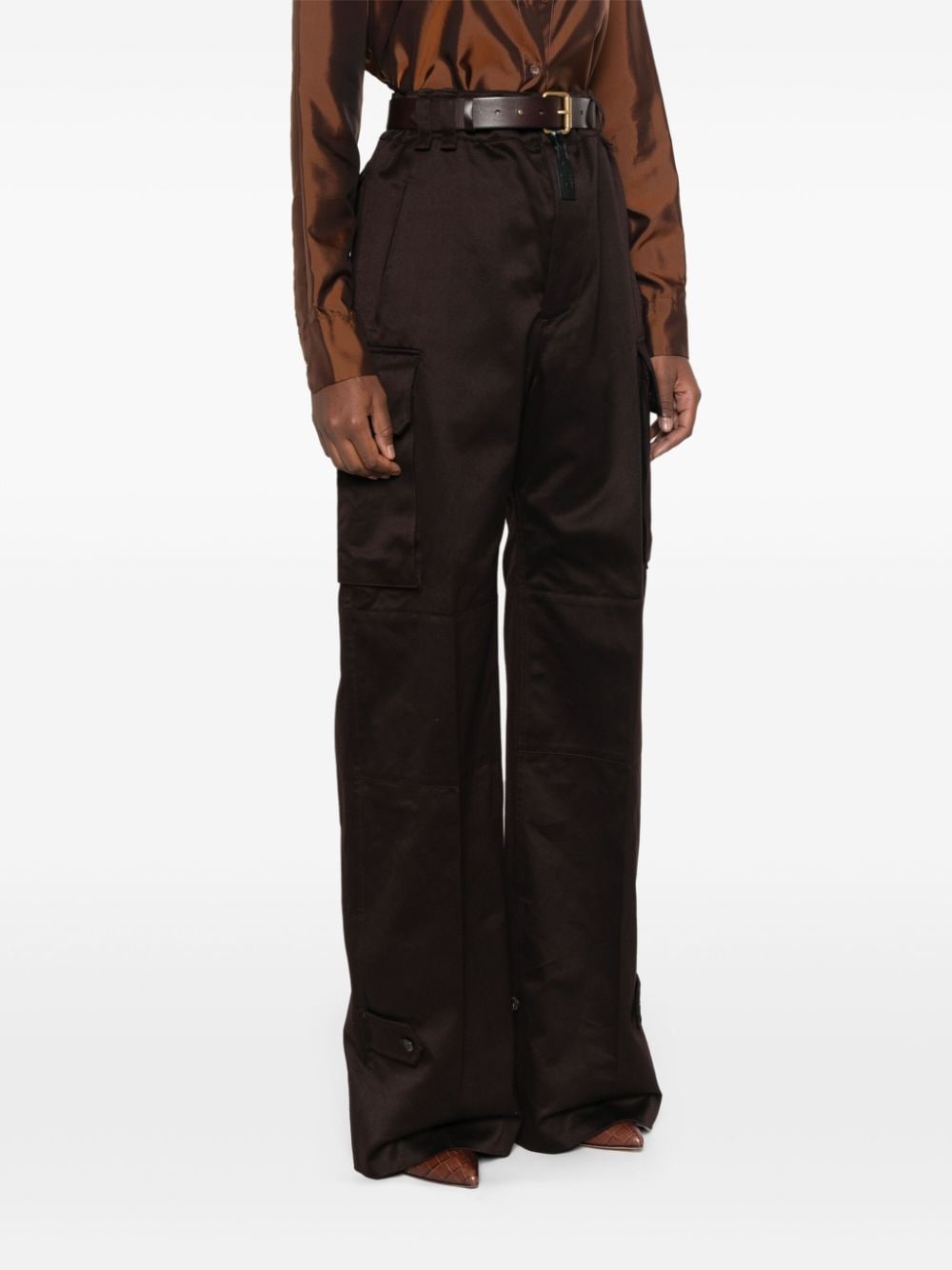 logo-embroidered trousers - 3