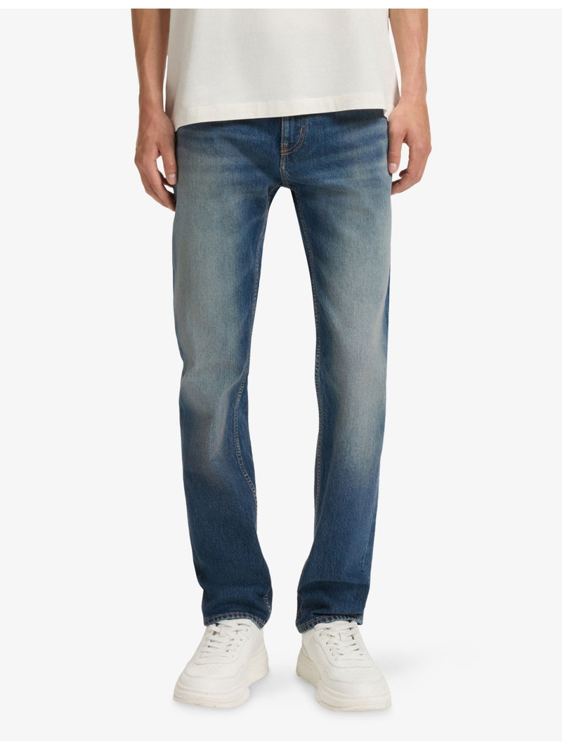 Slim-Fit Straight-Leg Stretch-Denim Jeans 3