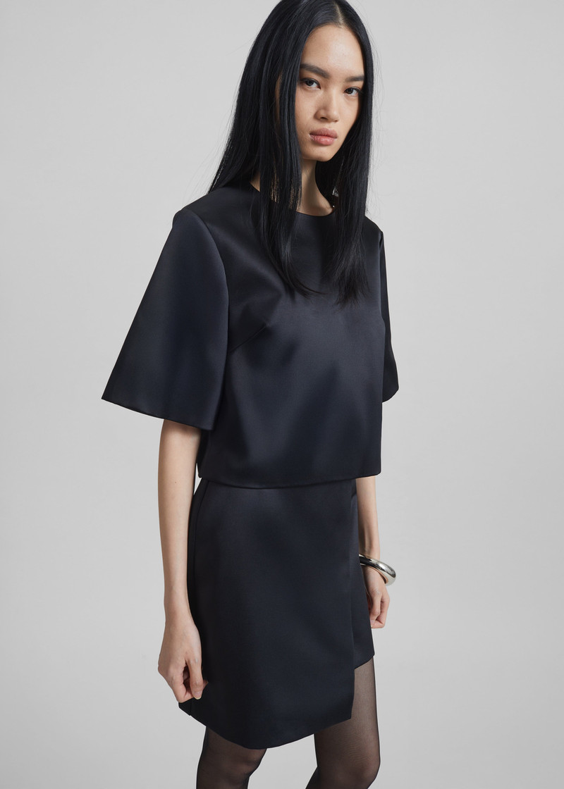 By Malene Birger Hania Top - Black 5