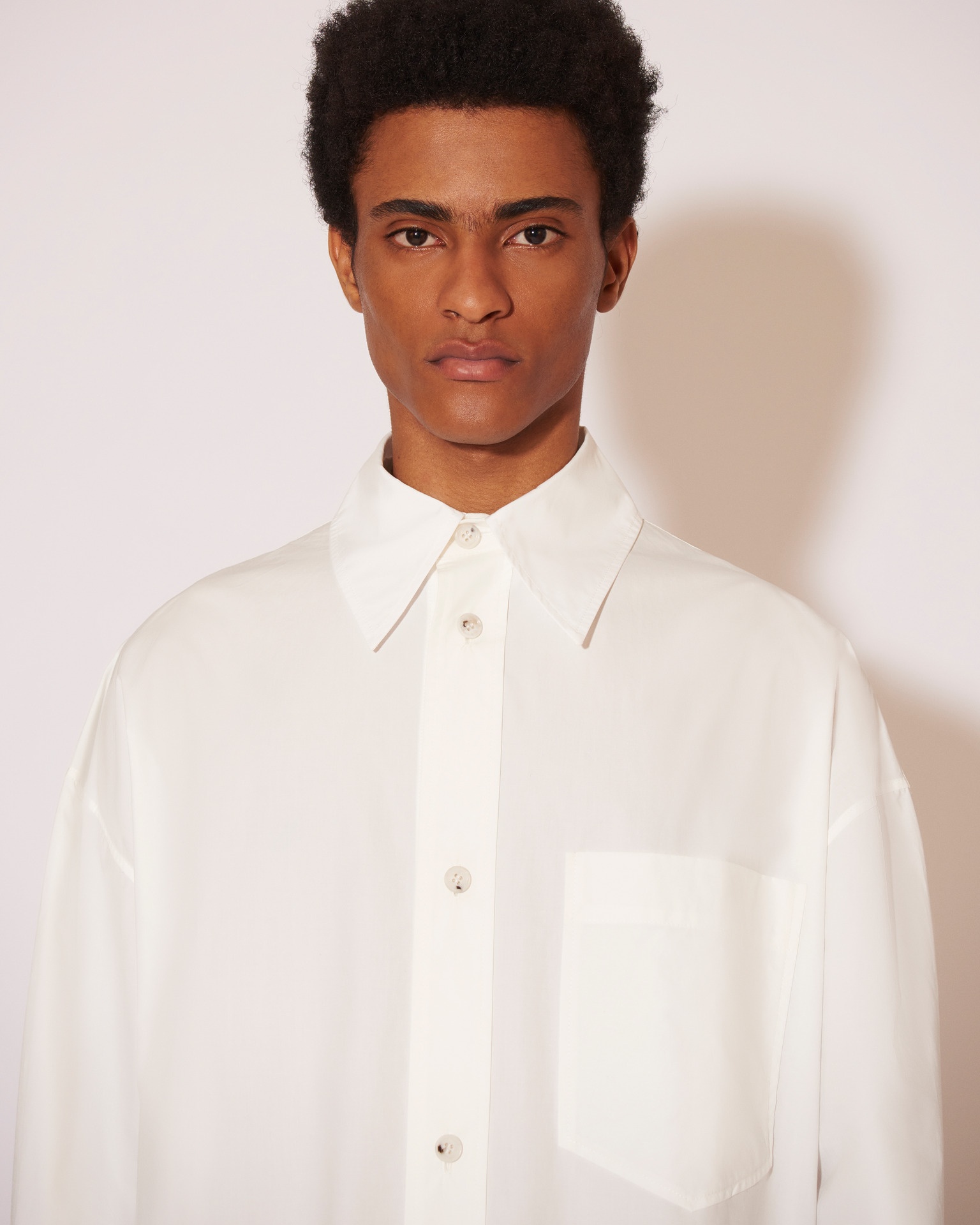 MARTINO - Poplin shirt - White - 5