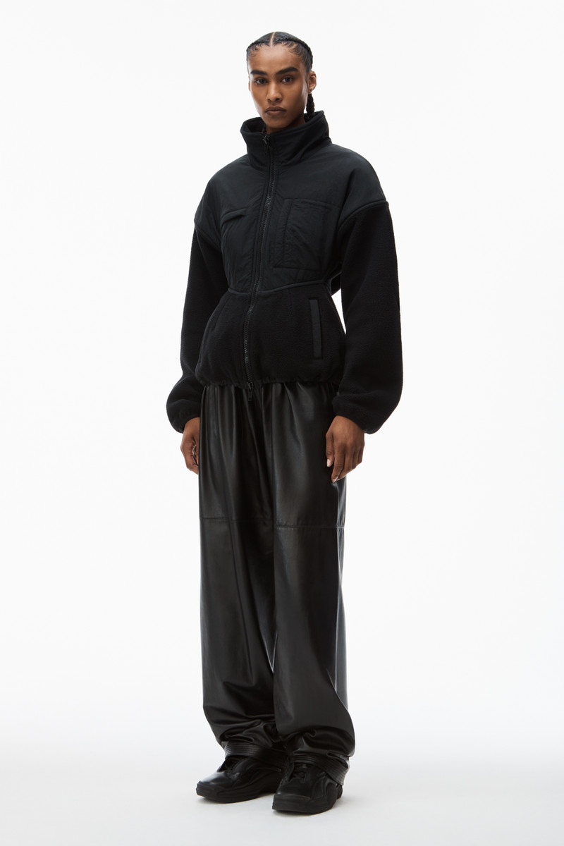 Alexander Wang SCULPTED JACKET IN TEDDY FLEECE outlook