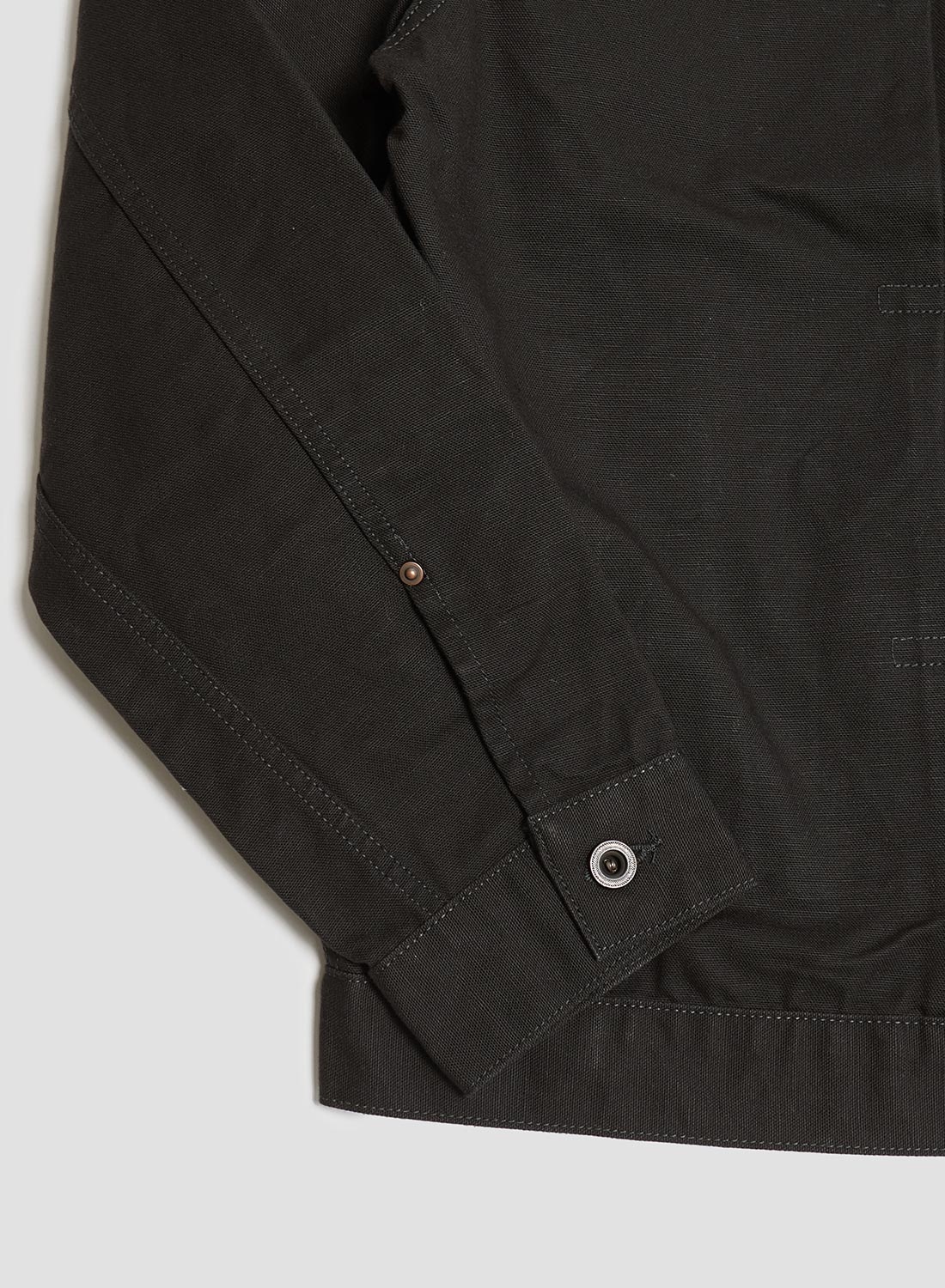 FOB Factory Cotton Duck Jacket Black - 7
