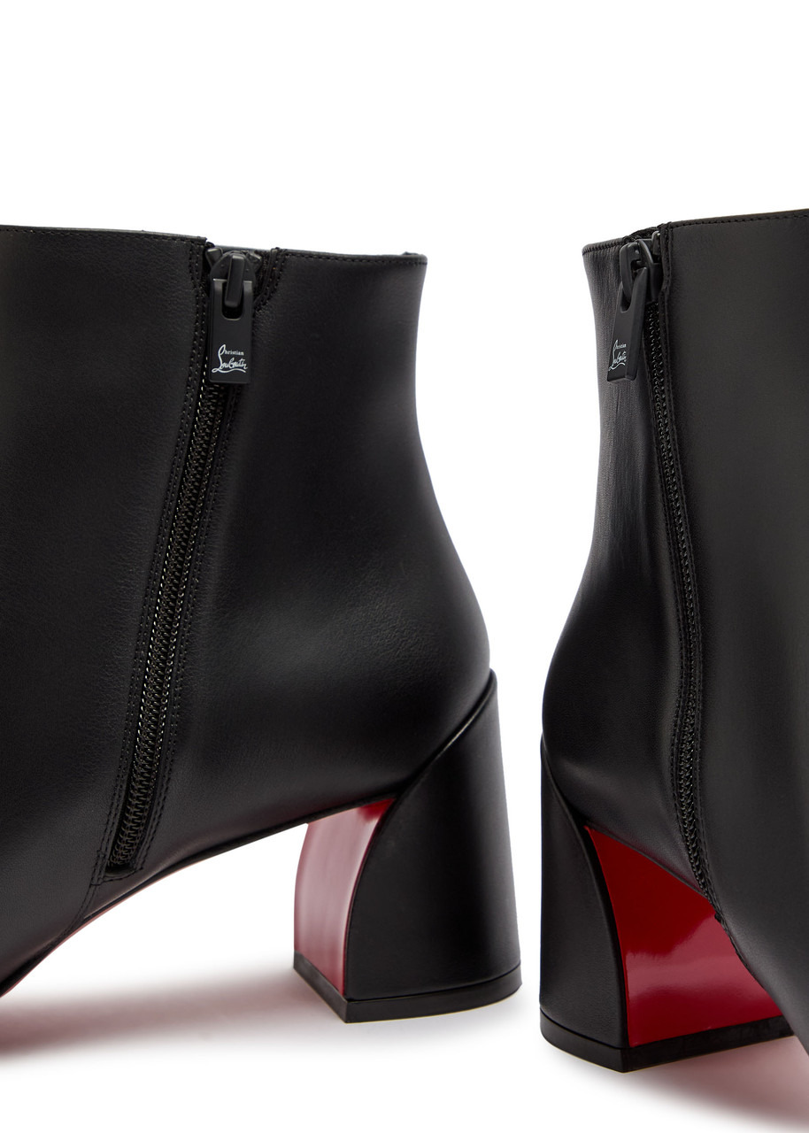 Christian Louboutin Jane Booty 55 Leather Ankle Boots - 4