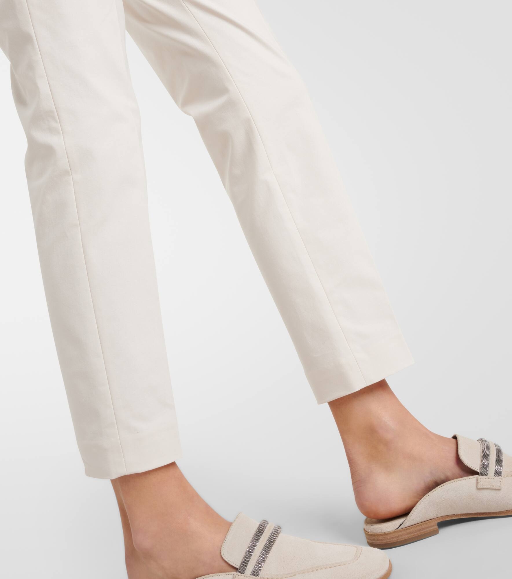 Pull Up low-rise slim pants - 5