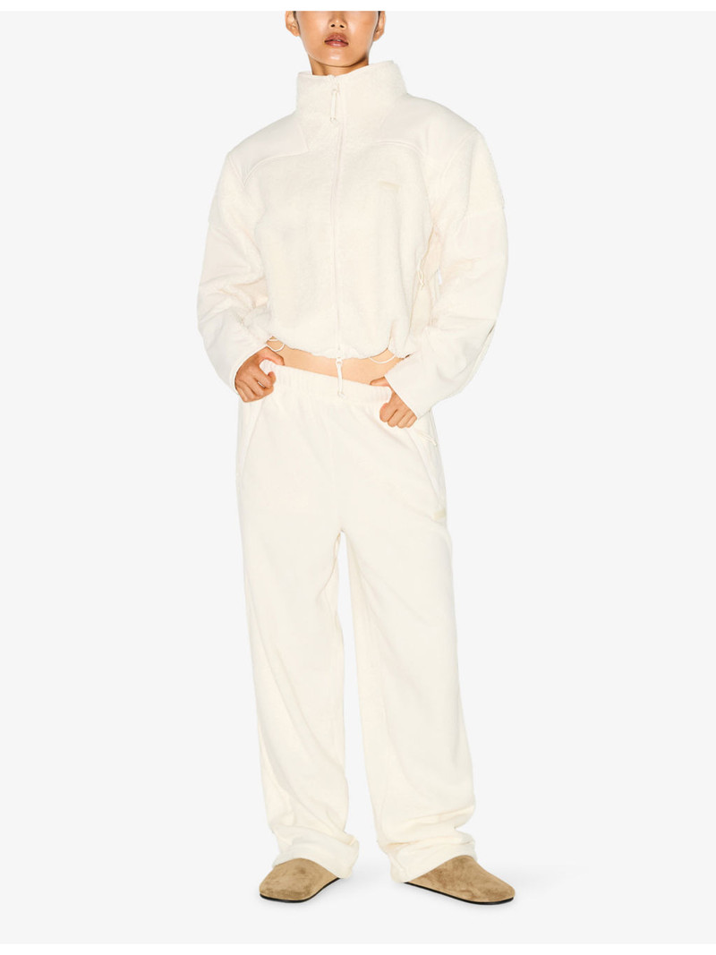 SKIMS Teddy Boxy-Fit Fleece Jacket outlook