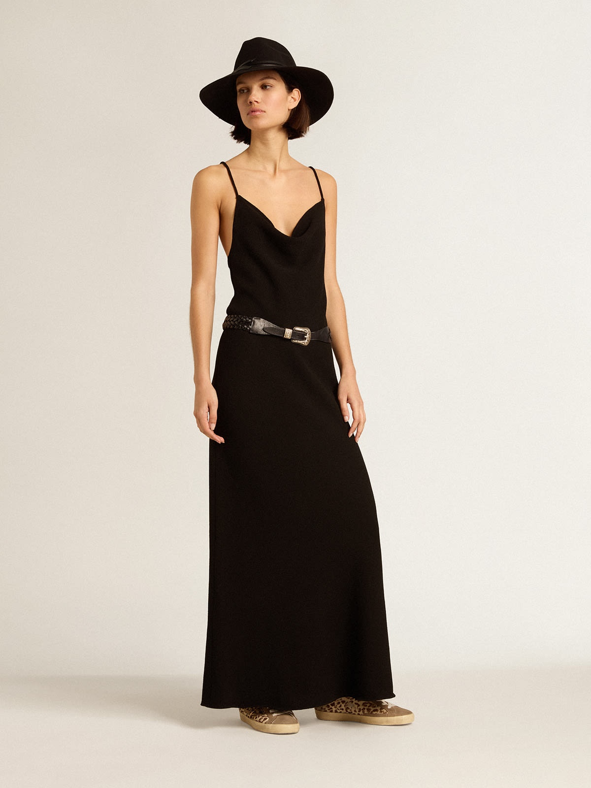 Black slip dress - 3