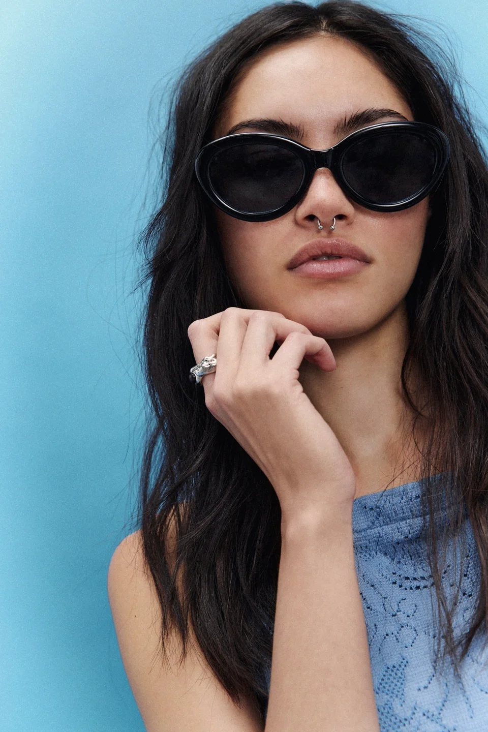 Birdie Cat Eye Sunglasses - 1