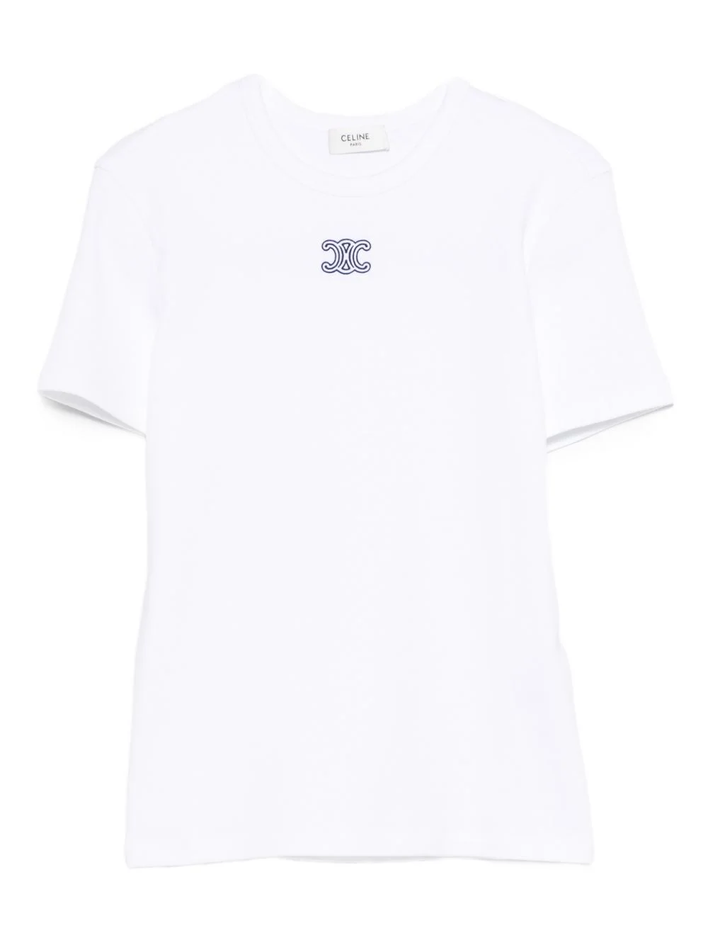 Celine Women Logo Cotton T-Shirt - 1