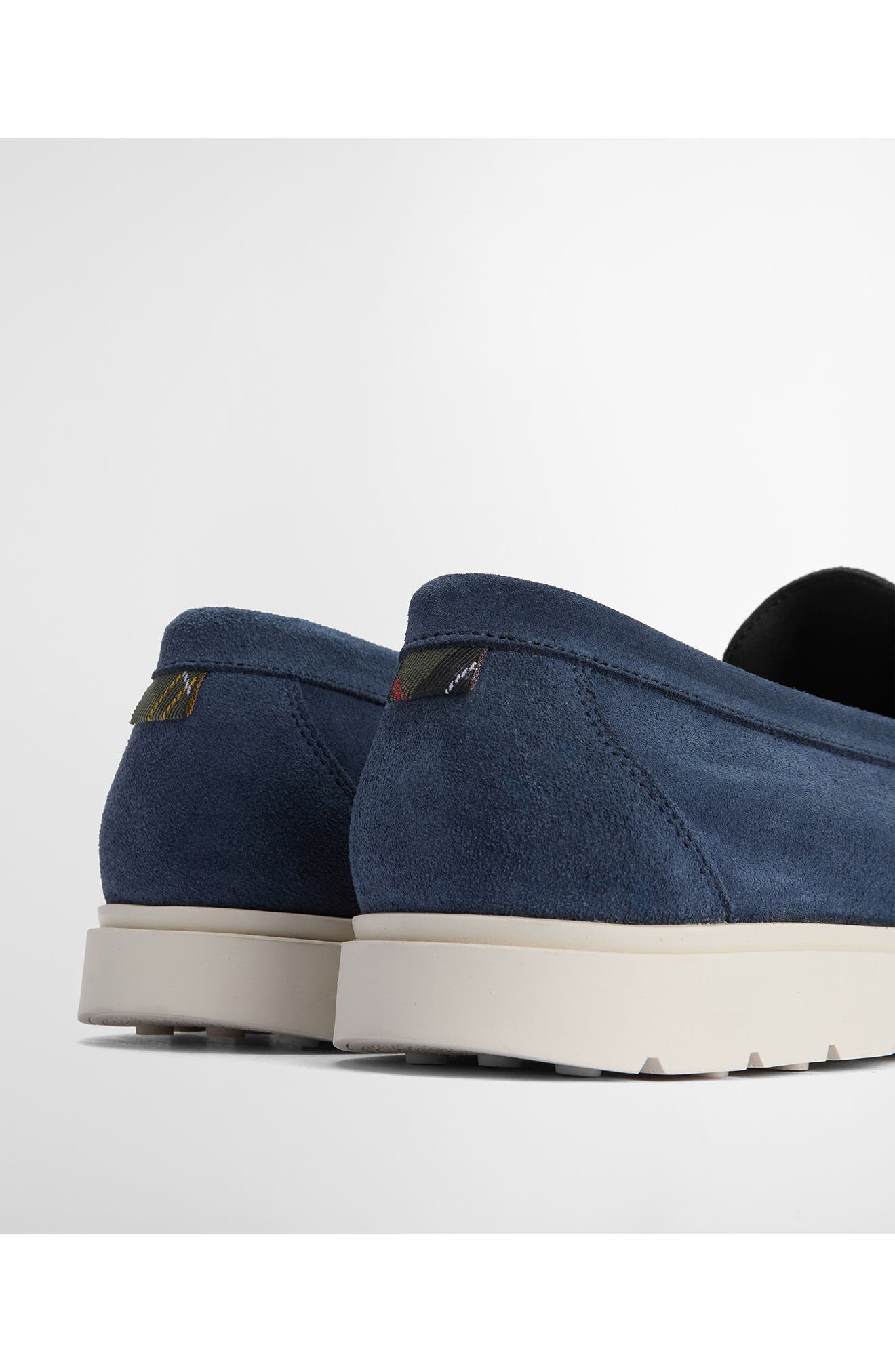Barbour Carty Moc Toe Loafer in Shark Blue Suede at Nordstrom - 6