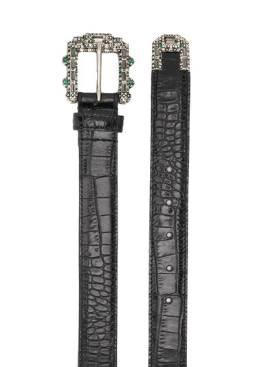 Etro croc-effect belt outlook