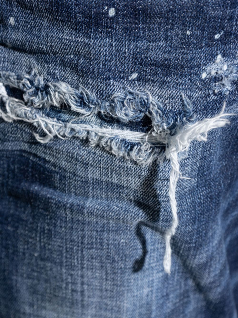 Dsquared Men Straight Jeans With A Lived-In Effect - 2