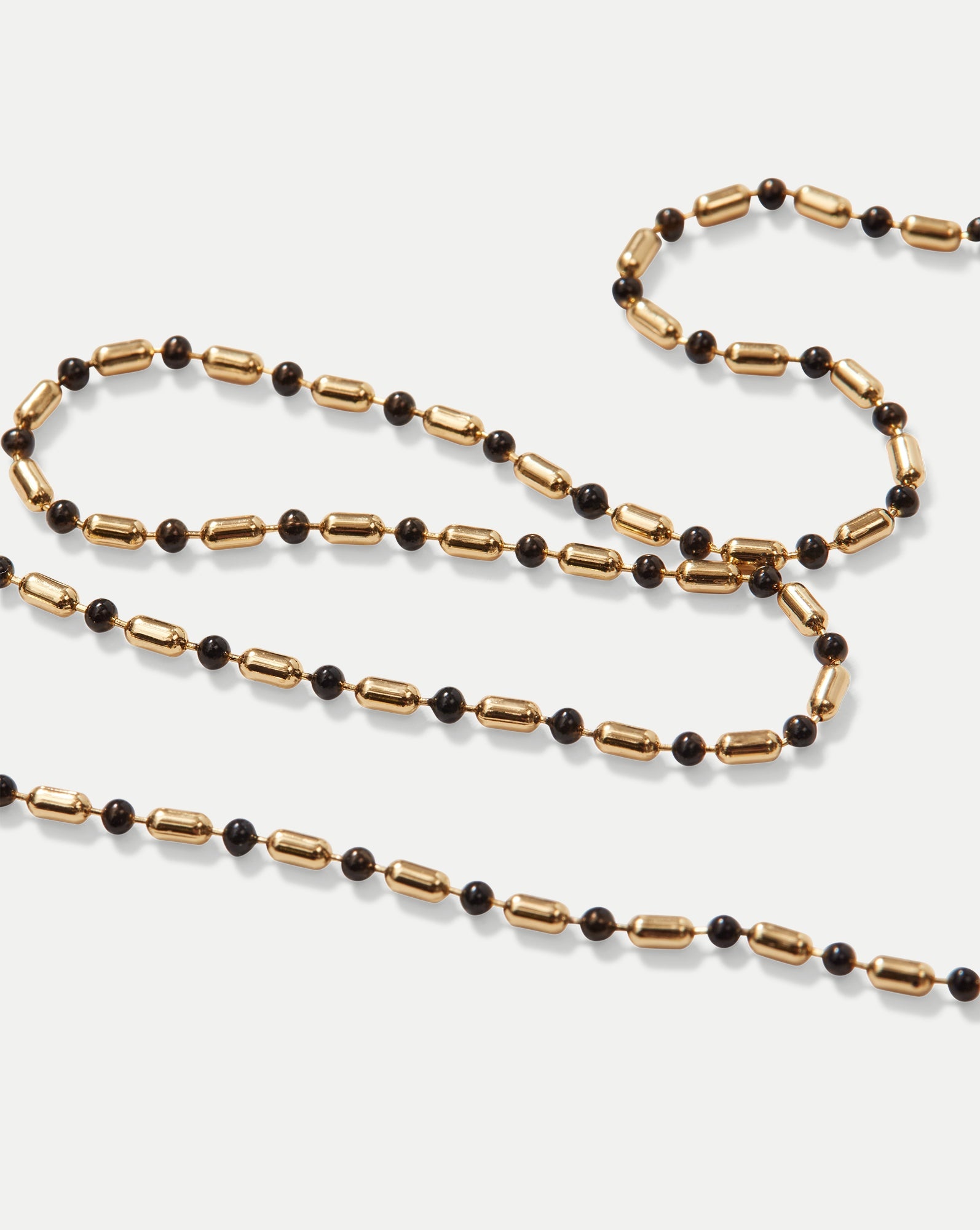 ENAMEL BEAD CHAIN NECKLACE - 5