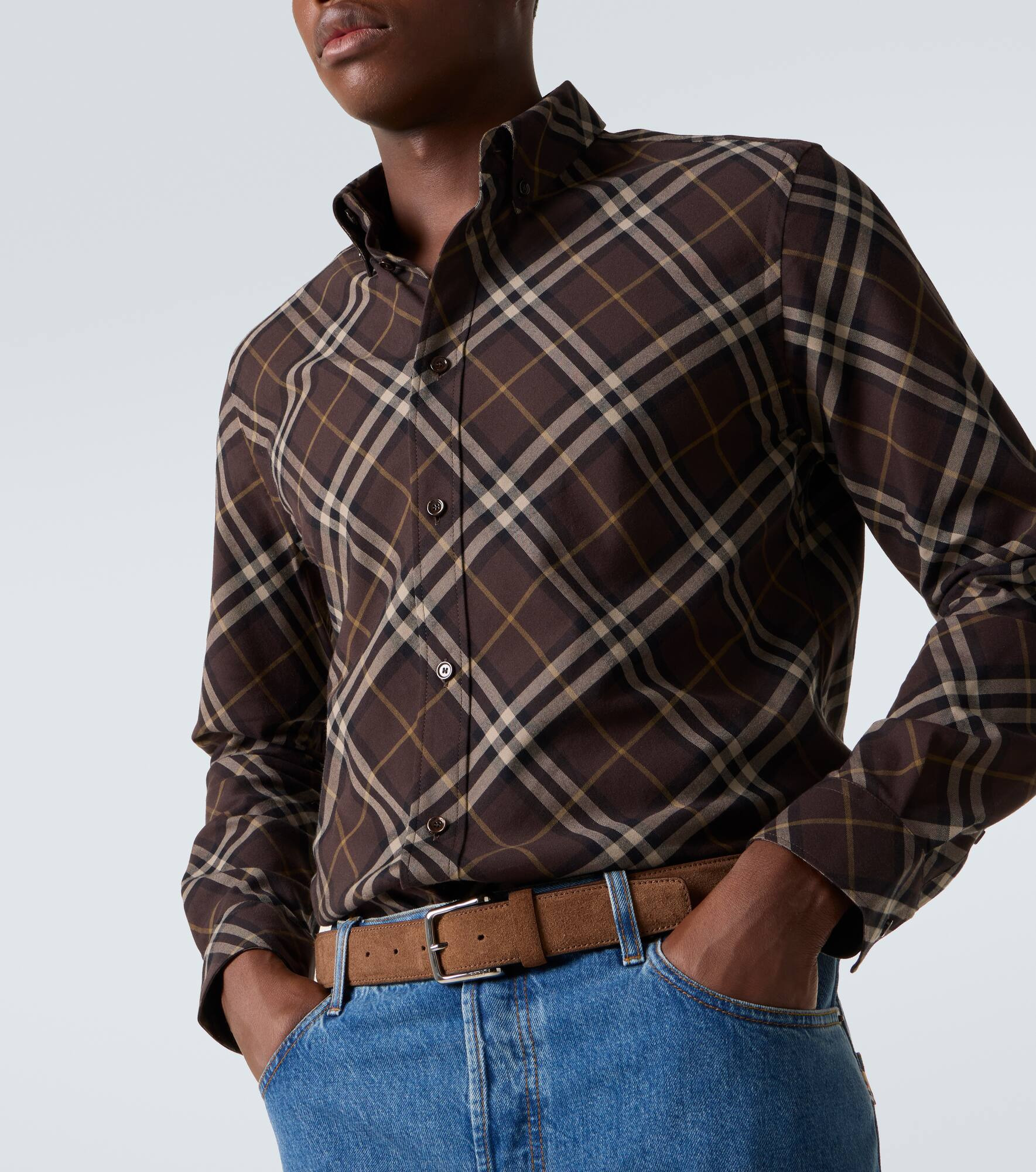 Burberry Check cotton shirt - 5