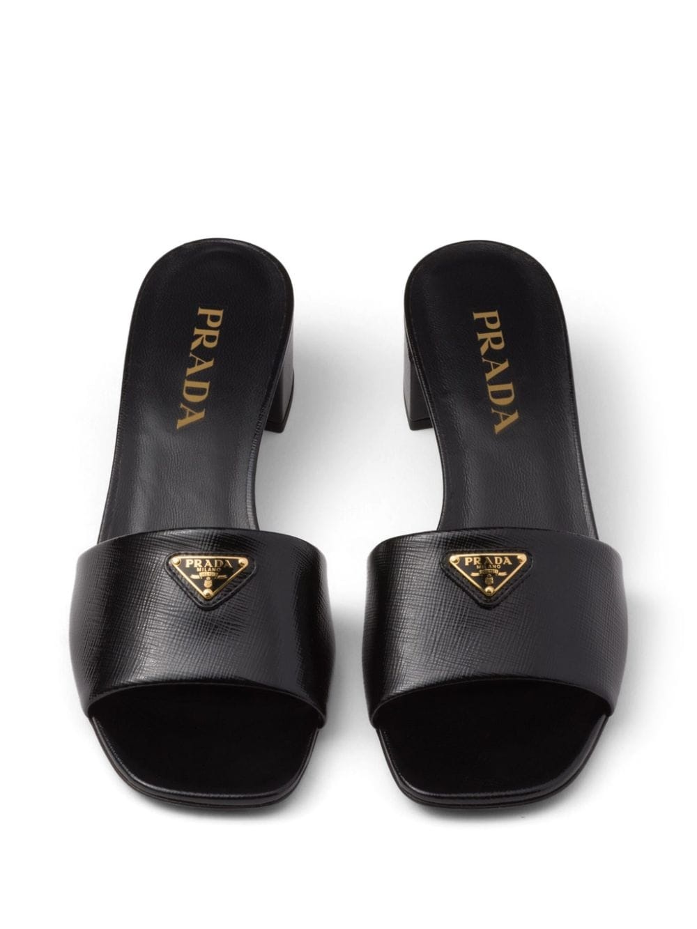35mm logo-appliquÃ© mules - 5