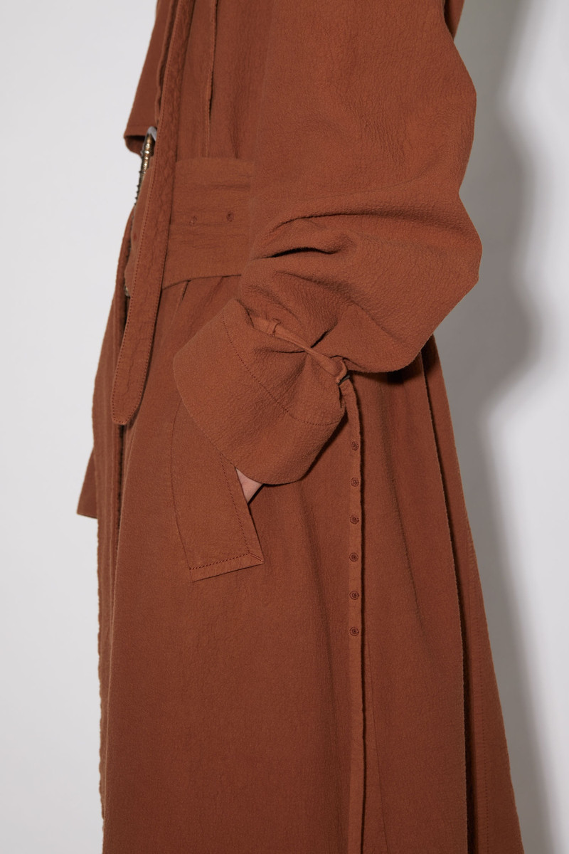 Belted trench coat - Walnut brown 5