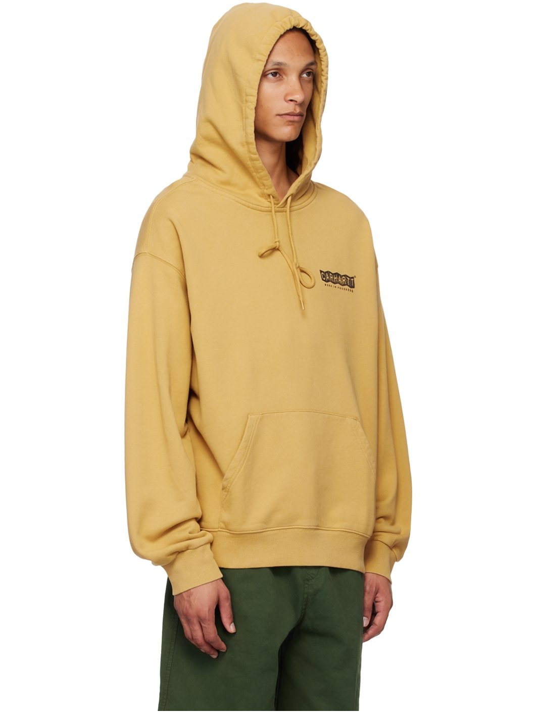 Yellow Stamp Hoodie - 2