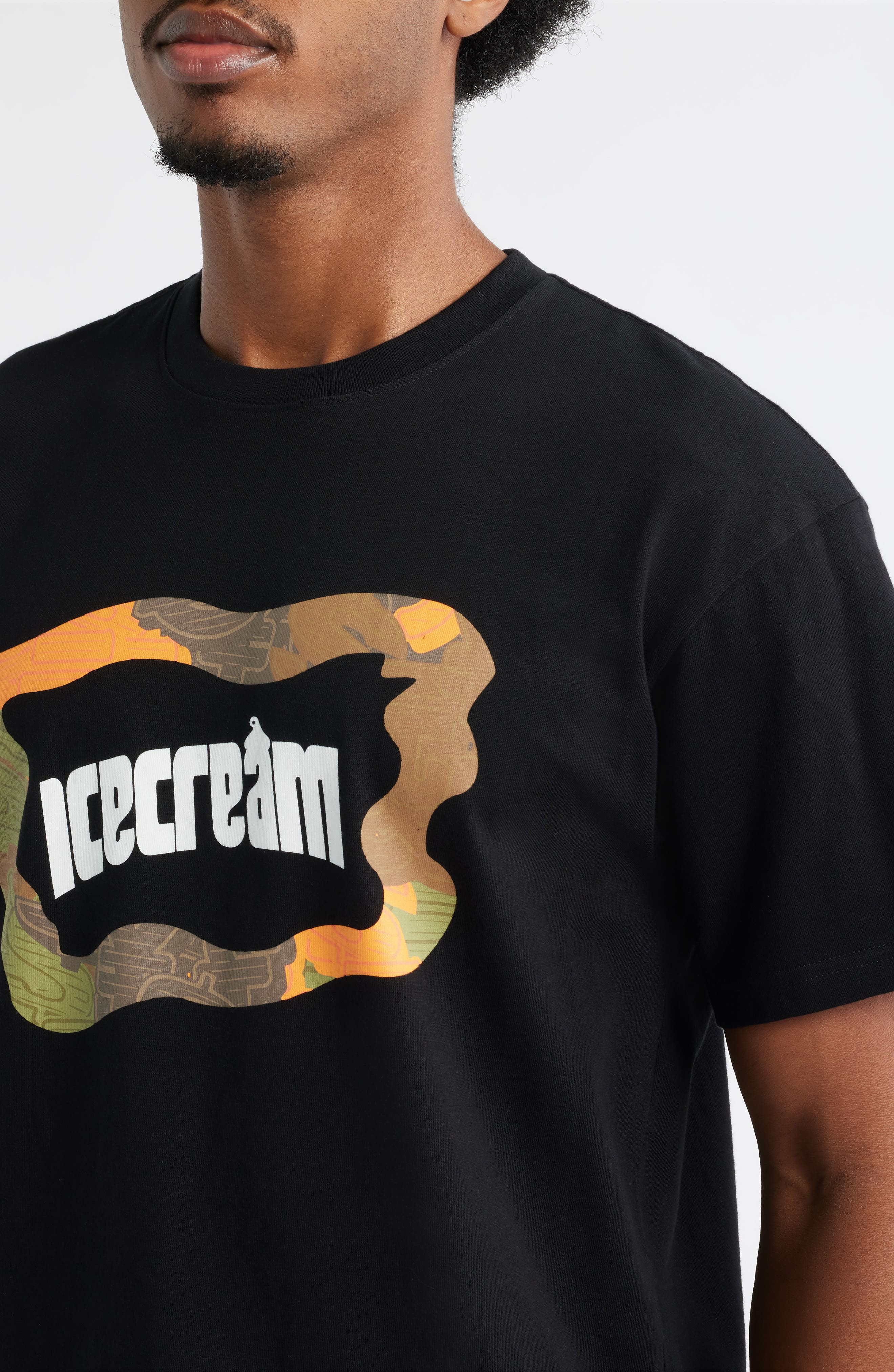 ICECREAM Worldwide Graphic T-Shirt in Black at Nordstrom - 4