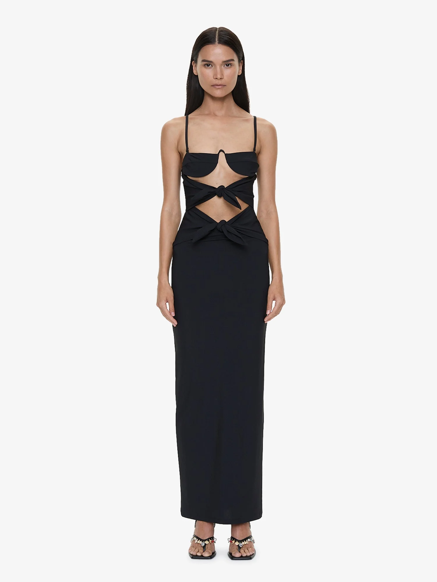 Porto Tie Lycra Dress - 1