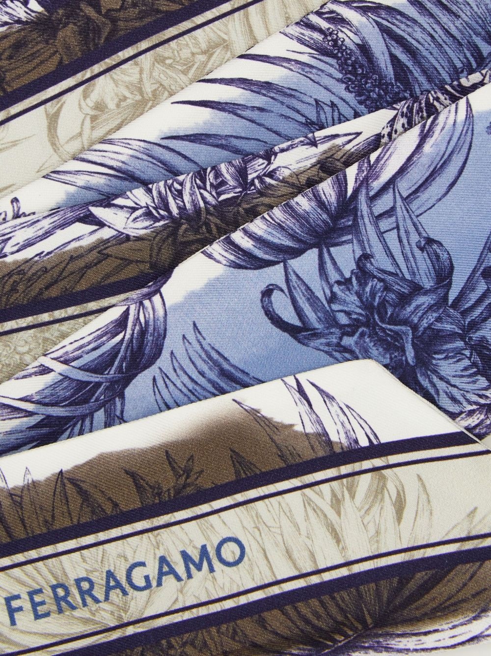 printed silk scarf - 2