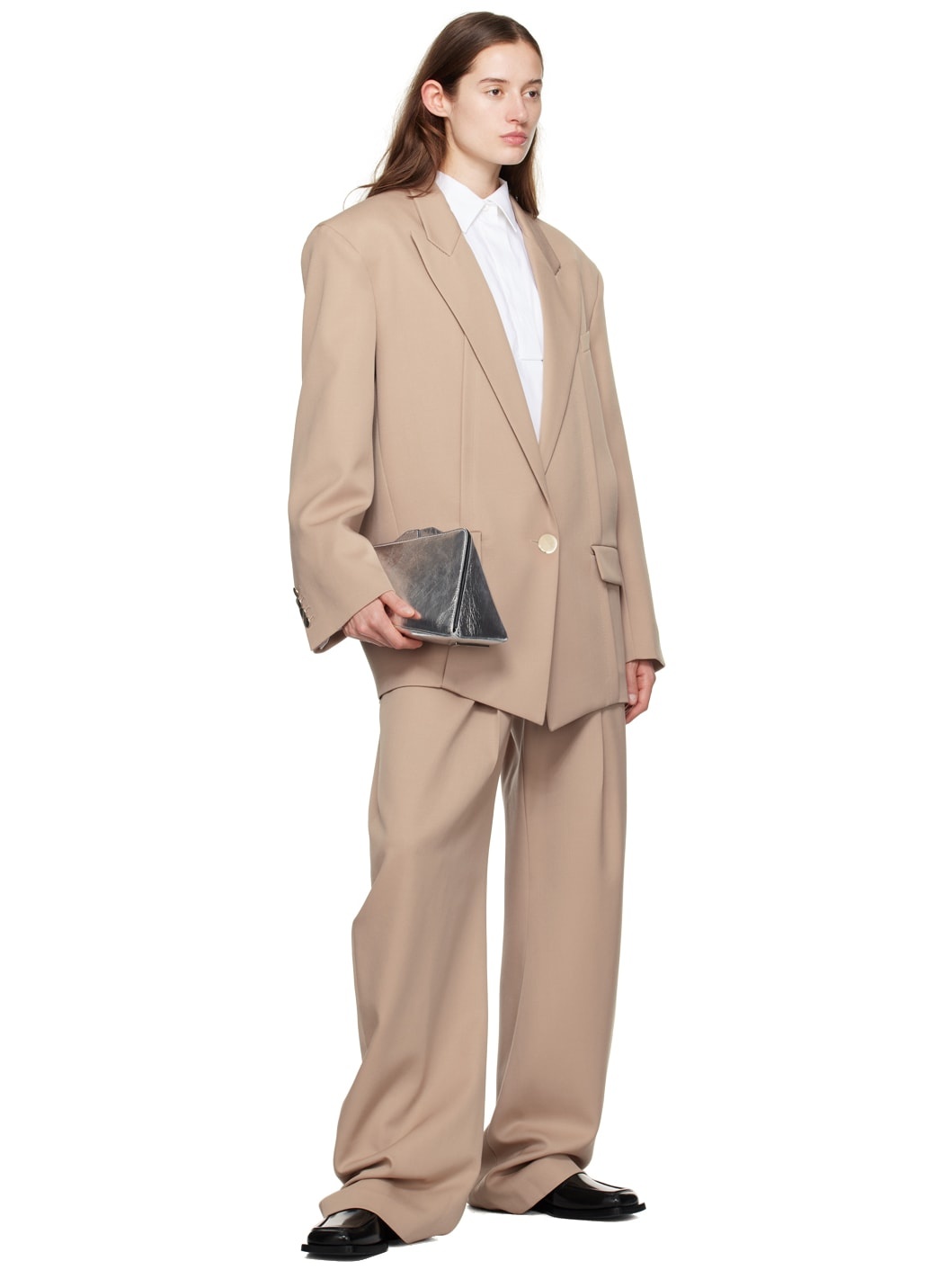 Beige Glen Blazer - 4