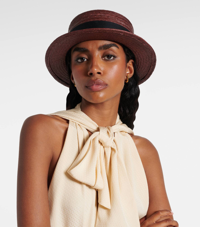 Loro Piana Elena straw sun hat outlook
