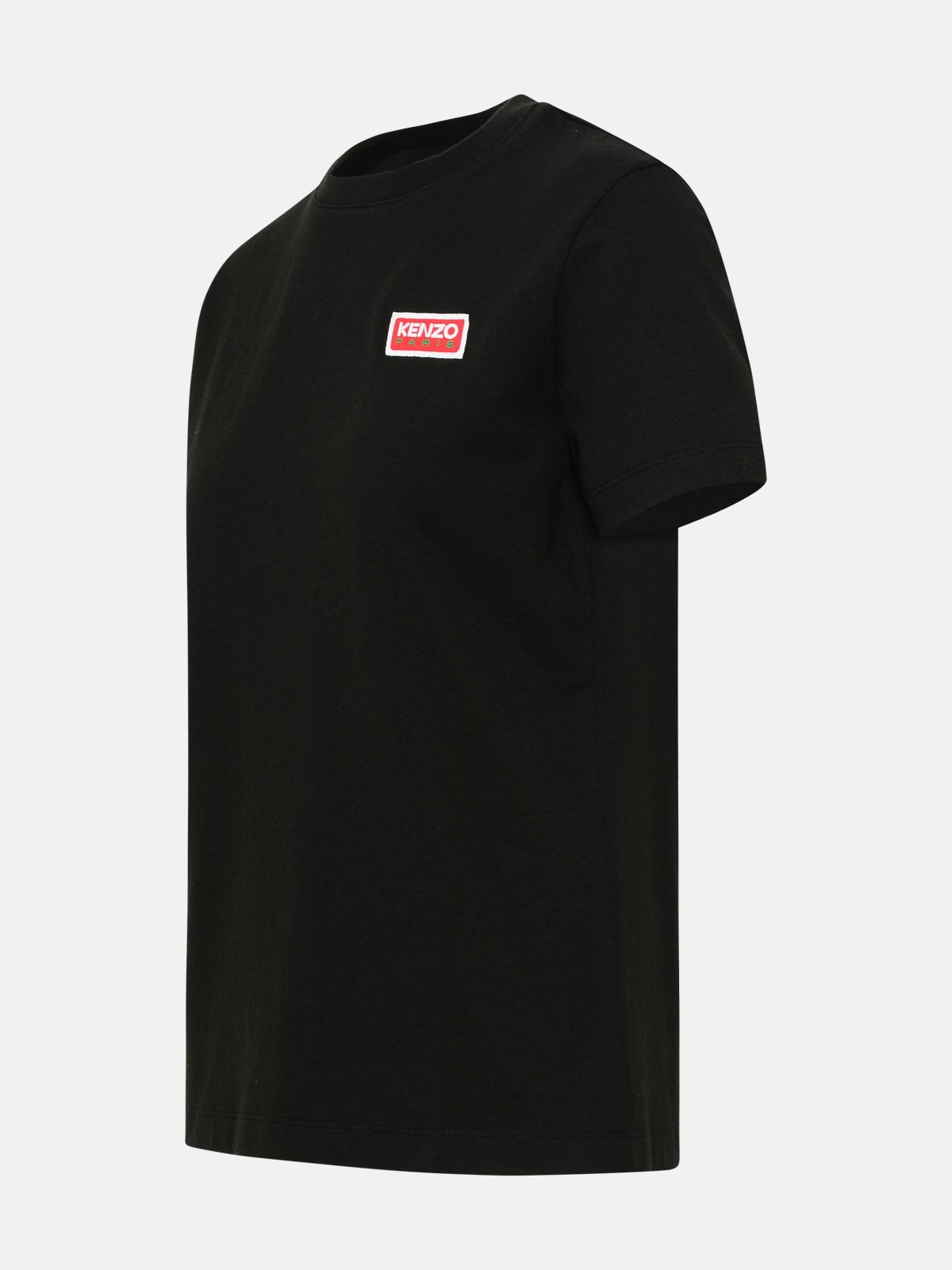 BLACK COTTON T-SHIRT - 2