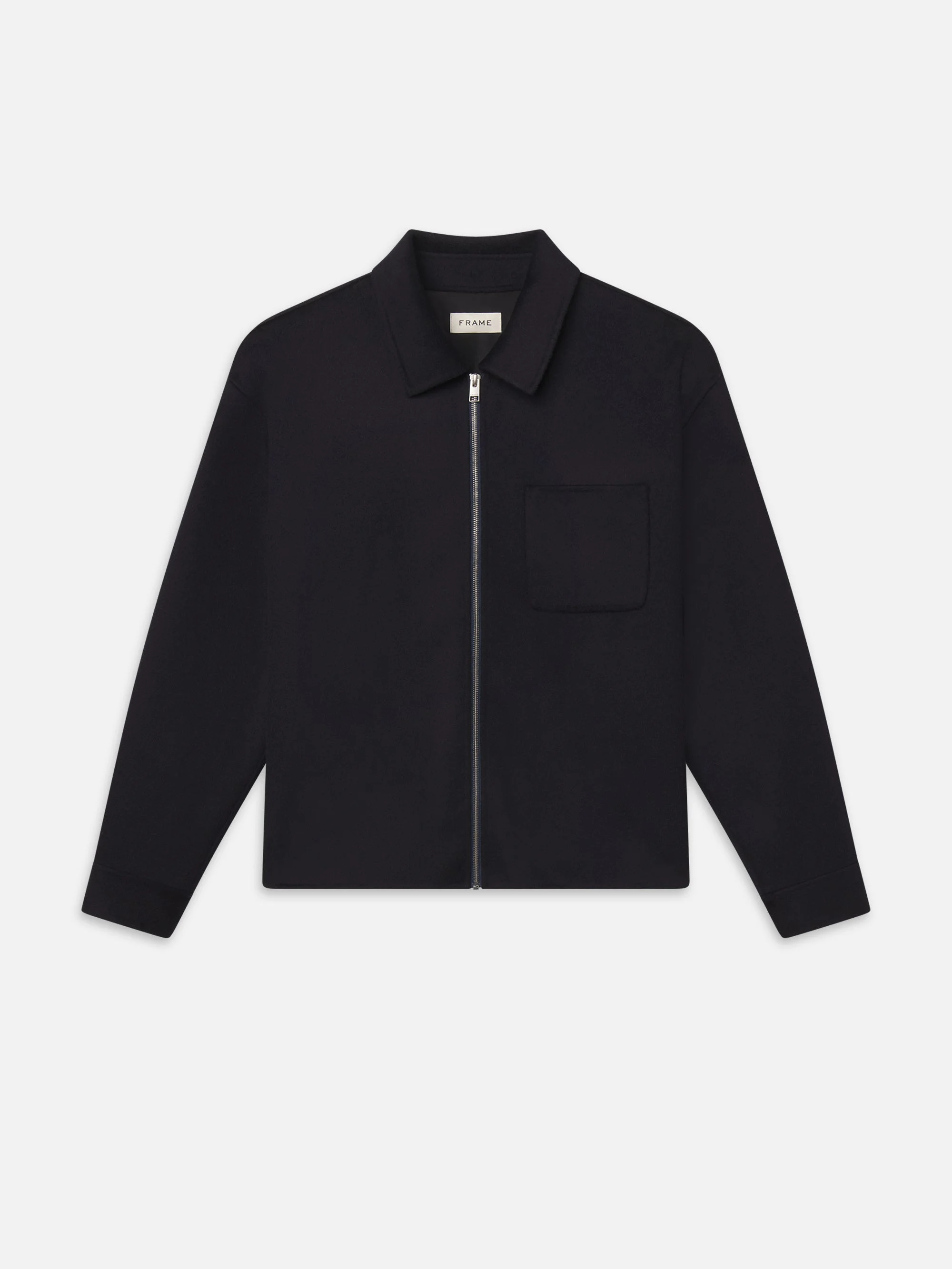 Double Face Zip Shirt Jacket - 1