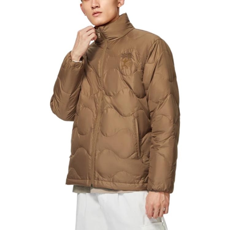 Li-Ning Water Repellent Ultra-Light Down Jacket 'Tan' AYMS081-1 - 4