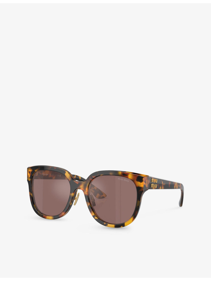 Miu Miu MU 01ZS Square-Frame Acetate Sunglasses outlook