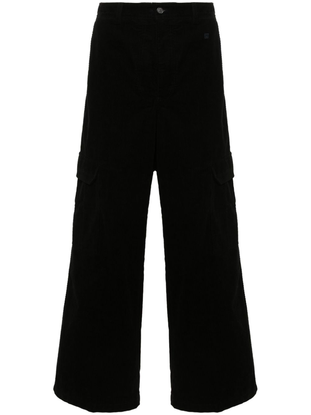 corduroy straight-leg trousers - 1