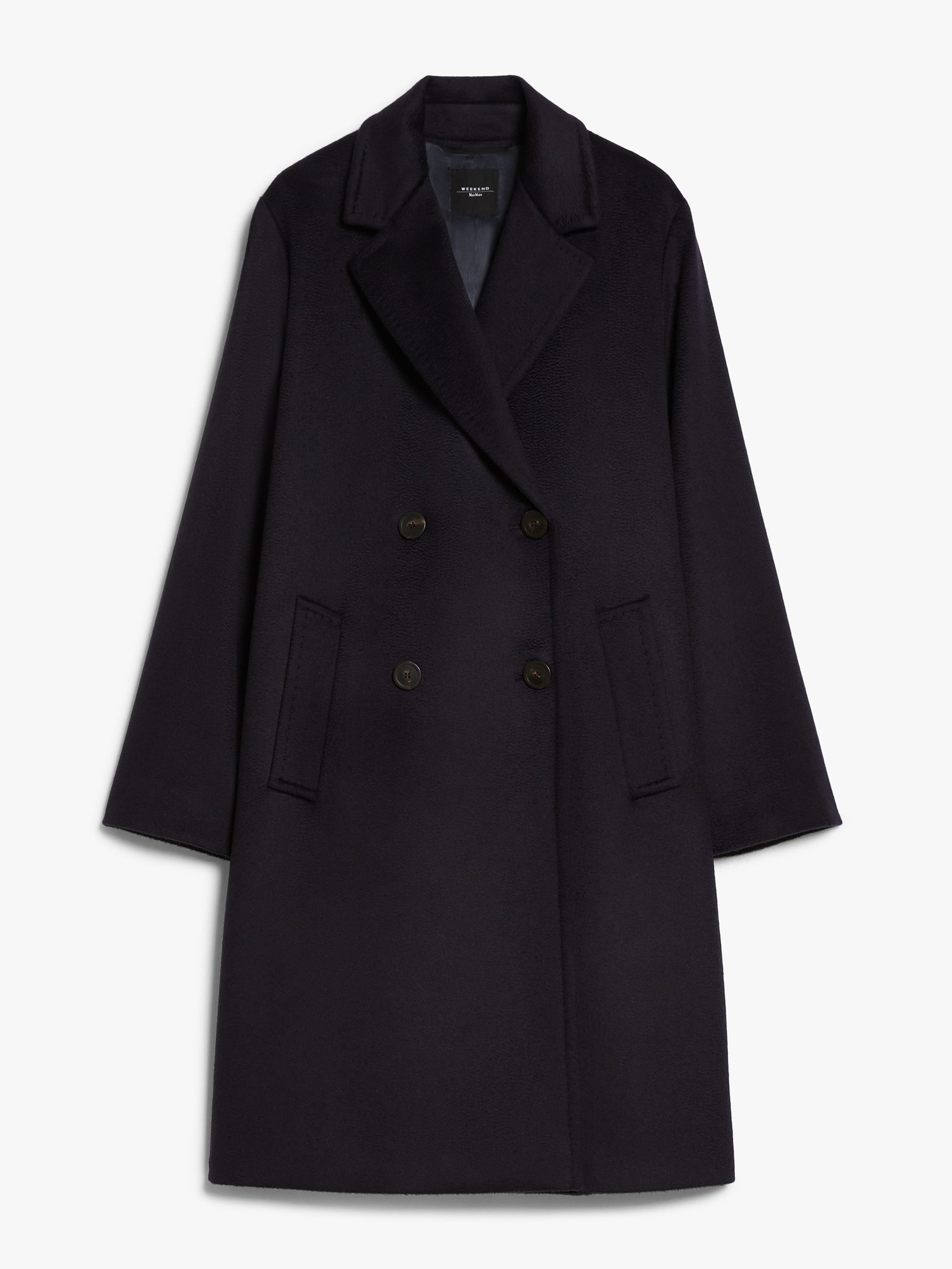 ZUM Double-breasted wool broadcloth coat - 1