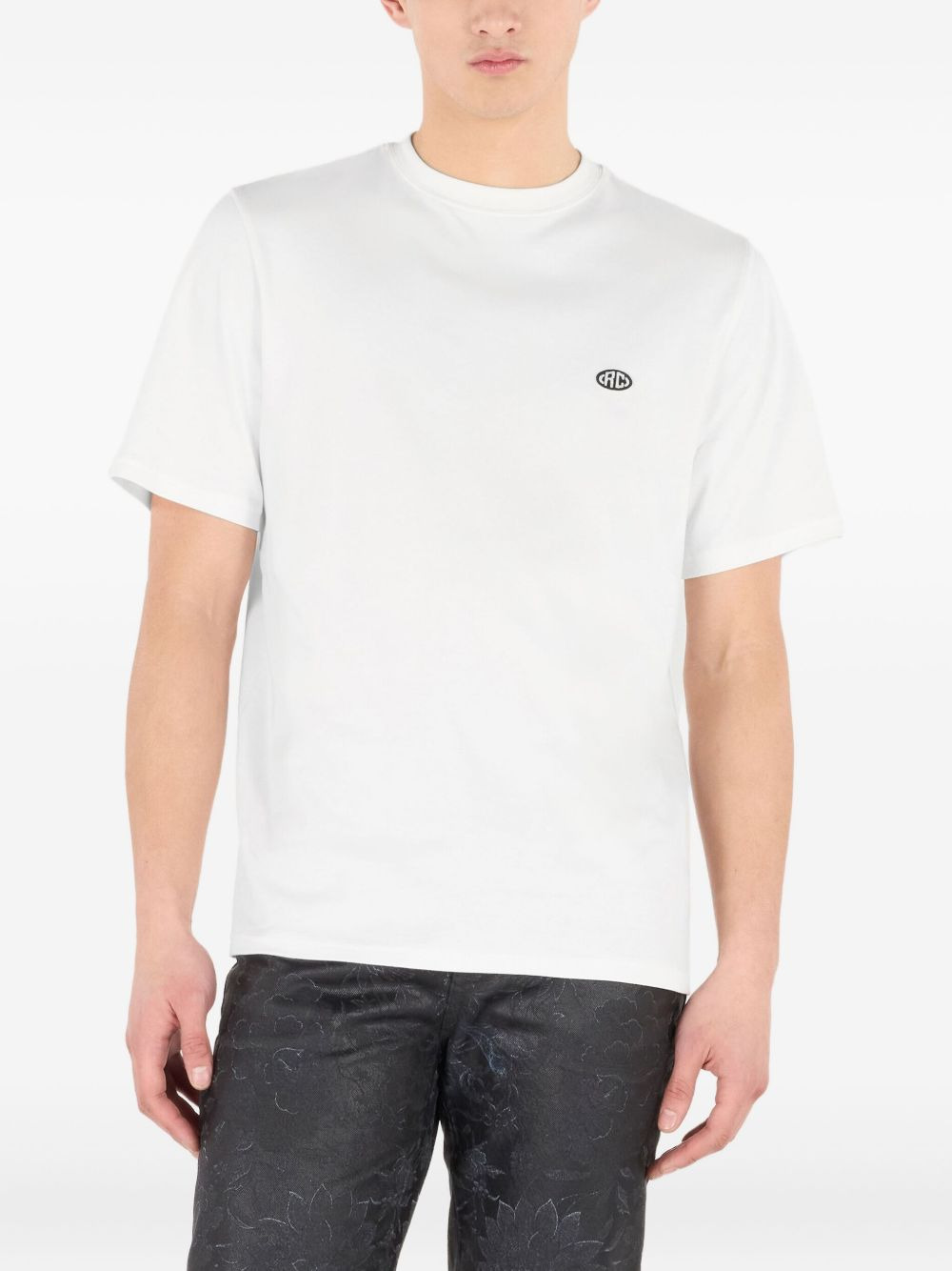embroidered-logo T-shirt - 3