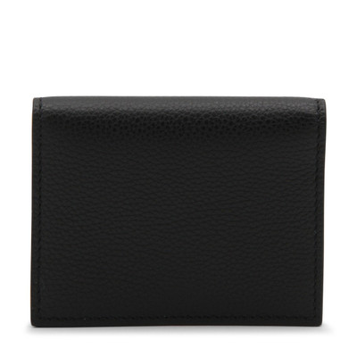 Marni black leather wallet outlook