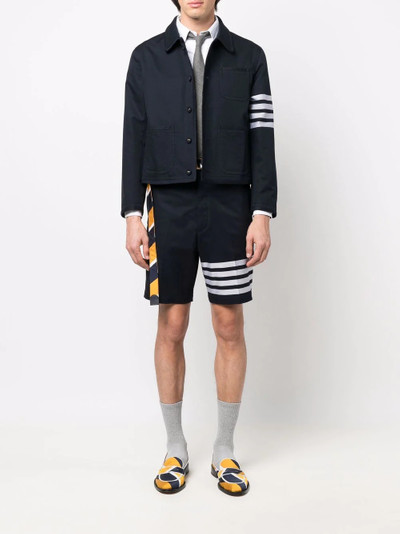 Thom Browne 4-Bar shirt jacket outlook