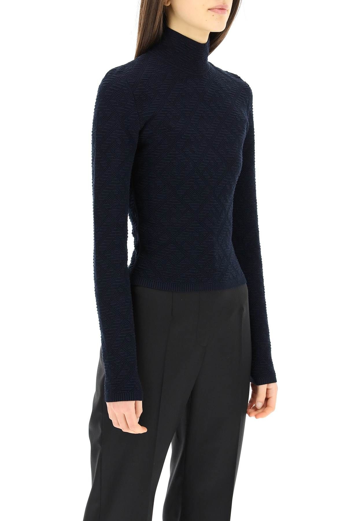 FF DIAGONAL JACQUARD SWEATER - 3