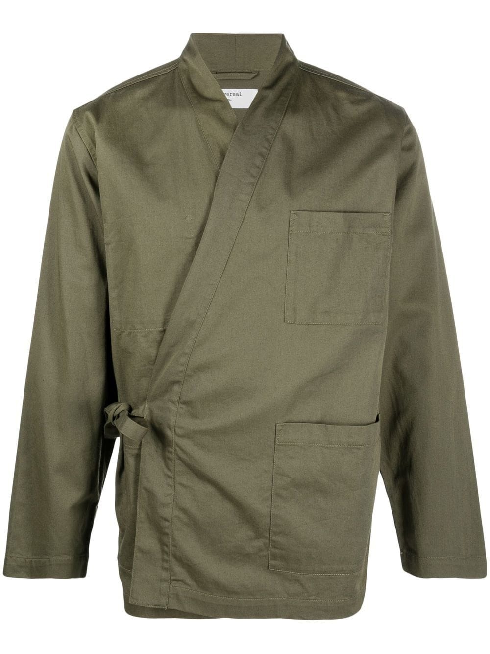 side-tie fastening jacket - 1