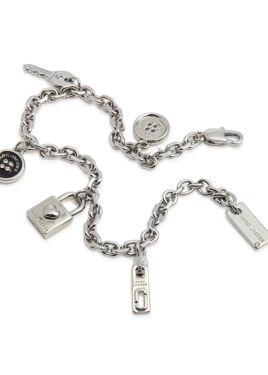 Marc Jacobs Button Charm Silver-plated Bracelet - 3