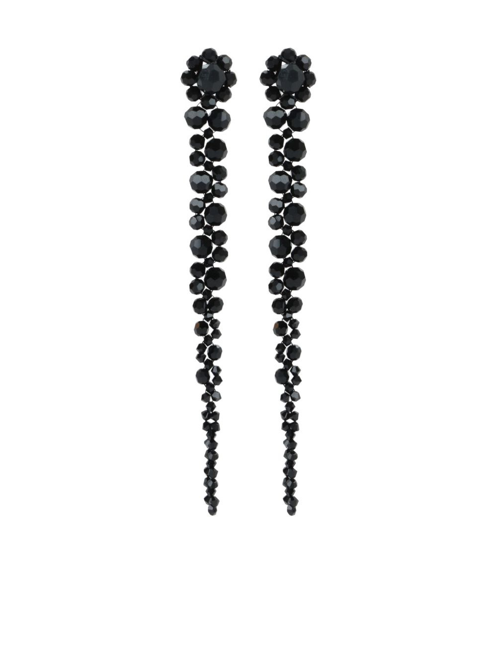 bead drip earrings - 1