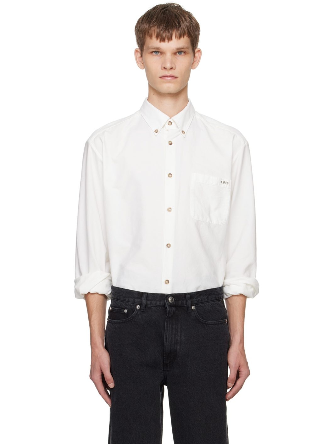 White Mateo Shirt - 1