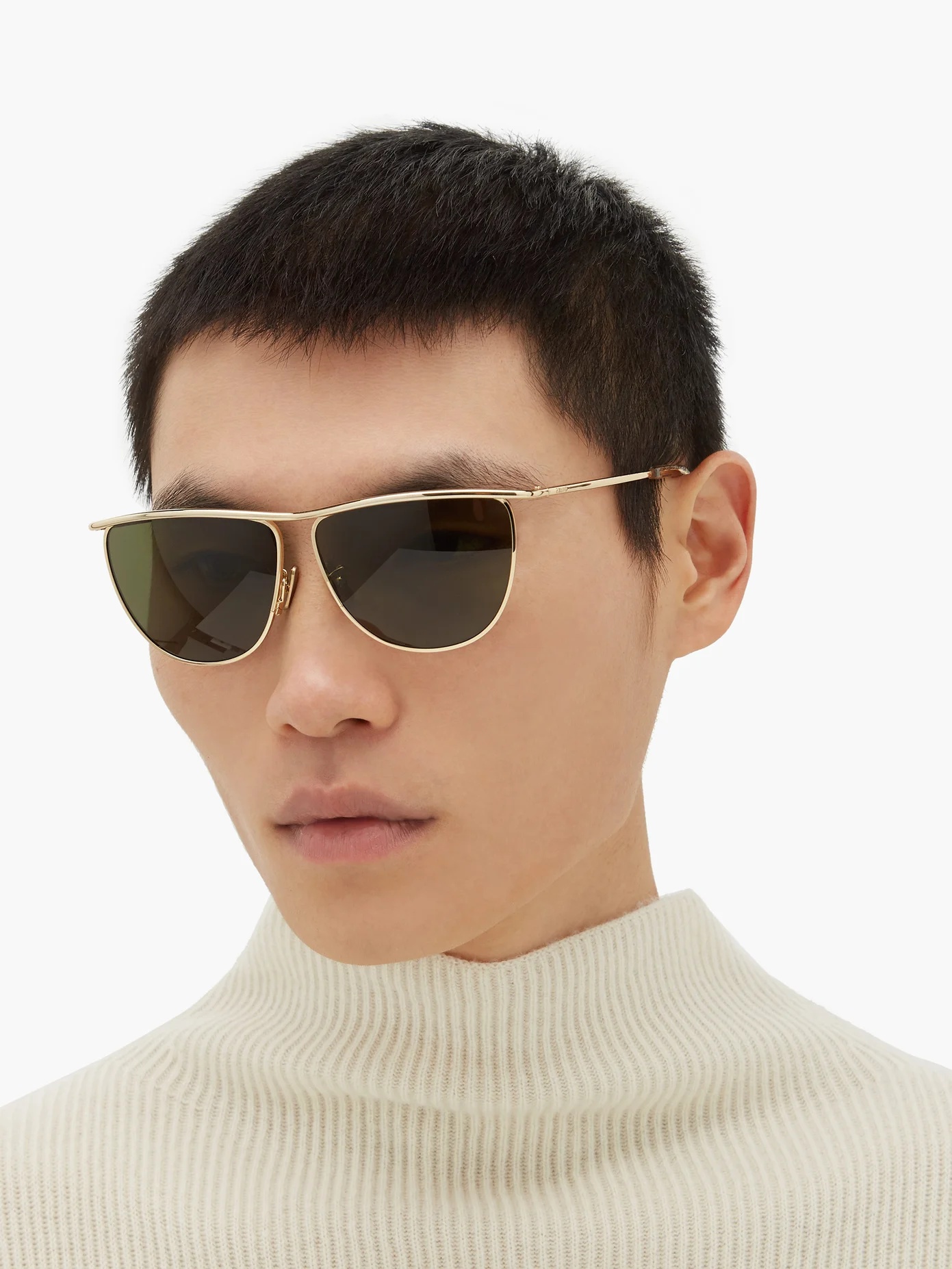 D-frame metal sunglasses - 2