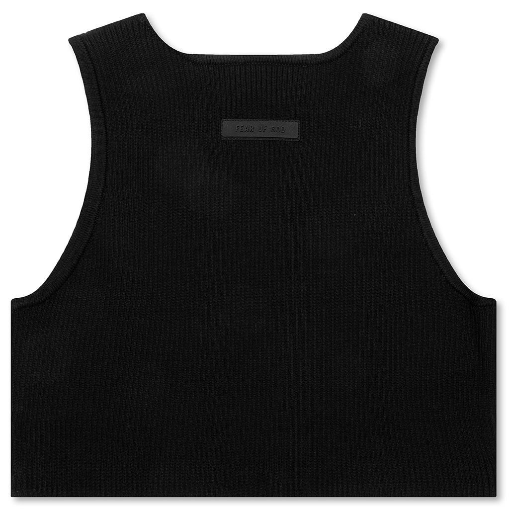 ESSENTIALS CORE SPORT TANK WOMEN'S - JET BLACK - 2