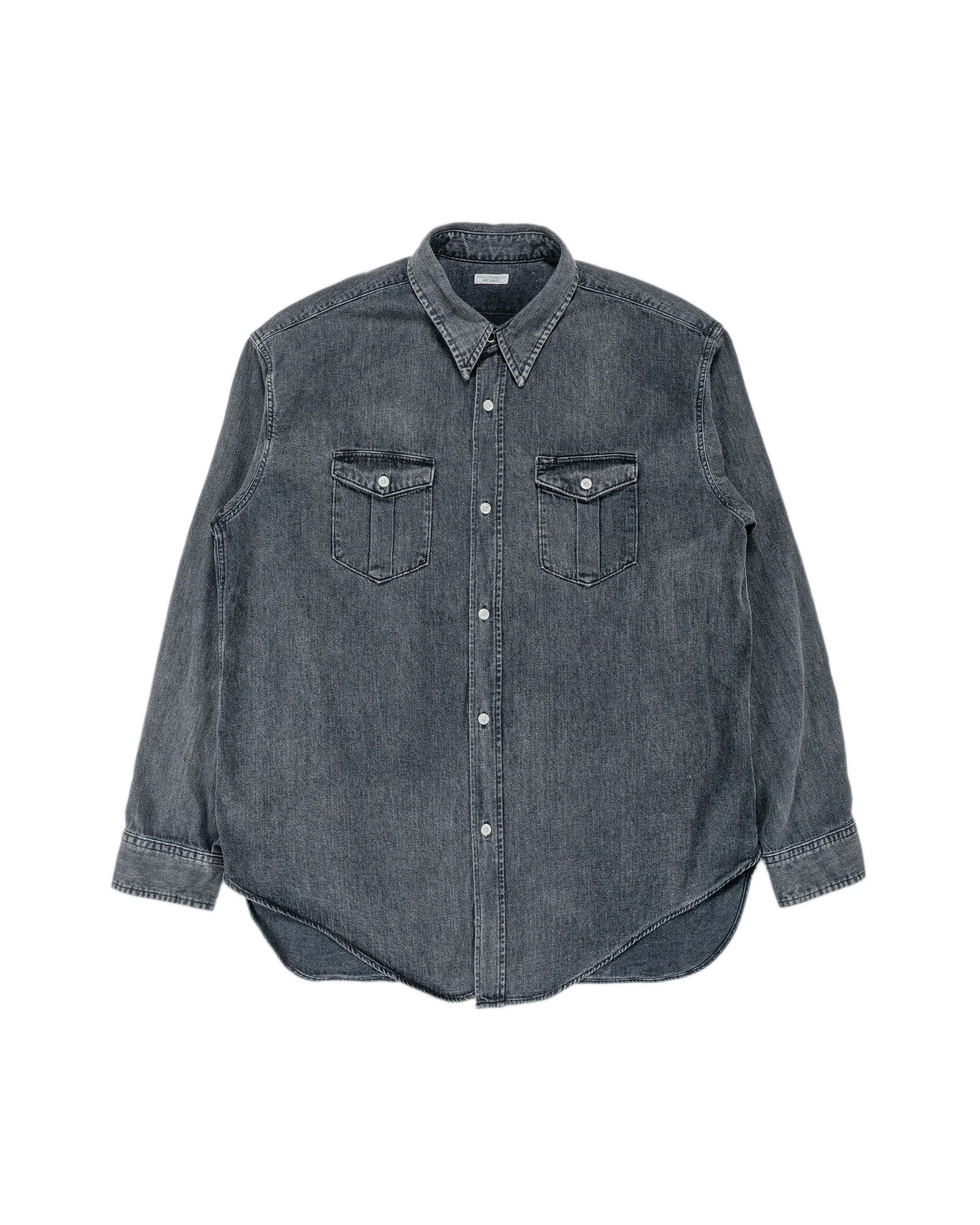 Denim Workaday Shirt Black (Fade) - 1