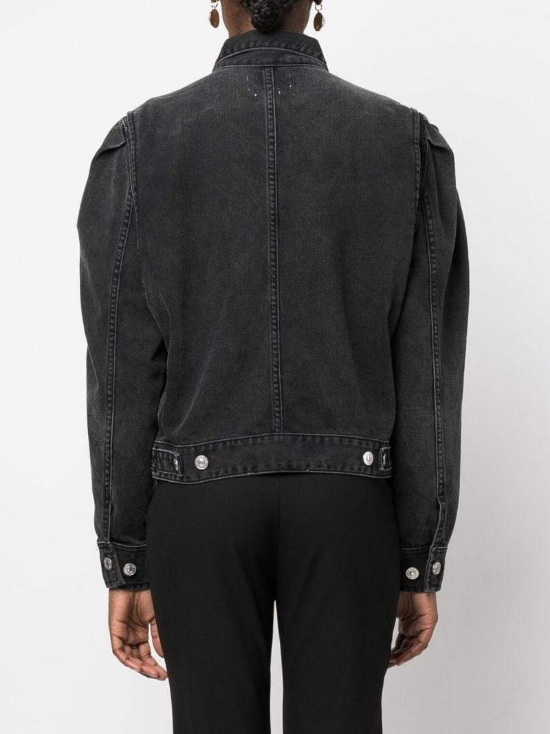 cotton-denim jacket - 4