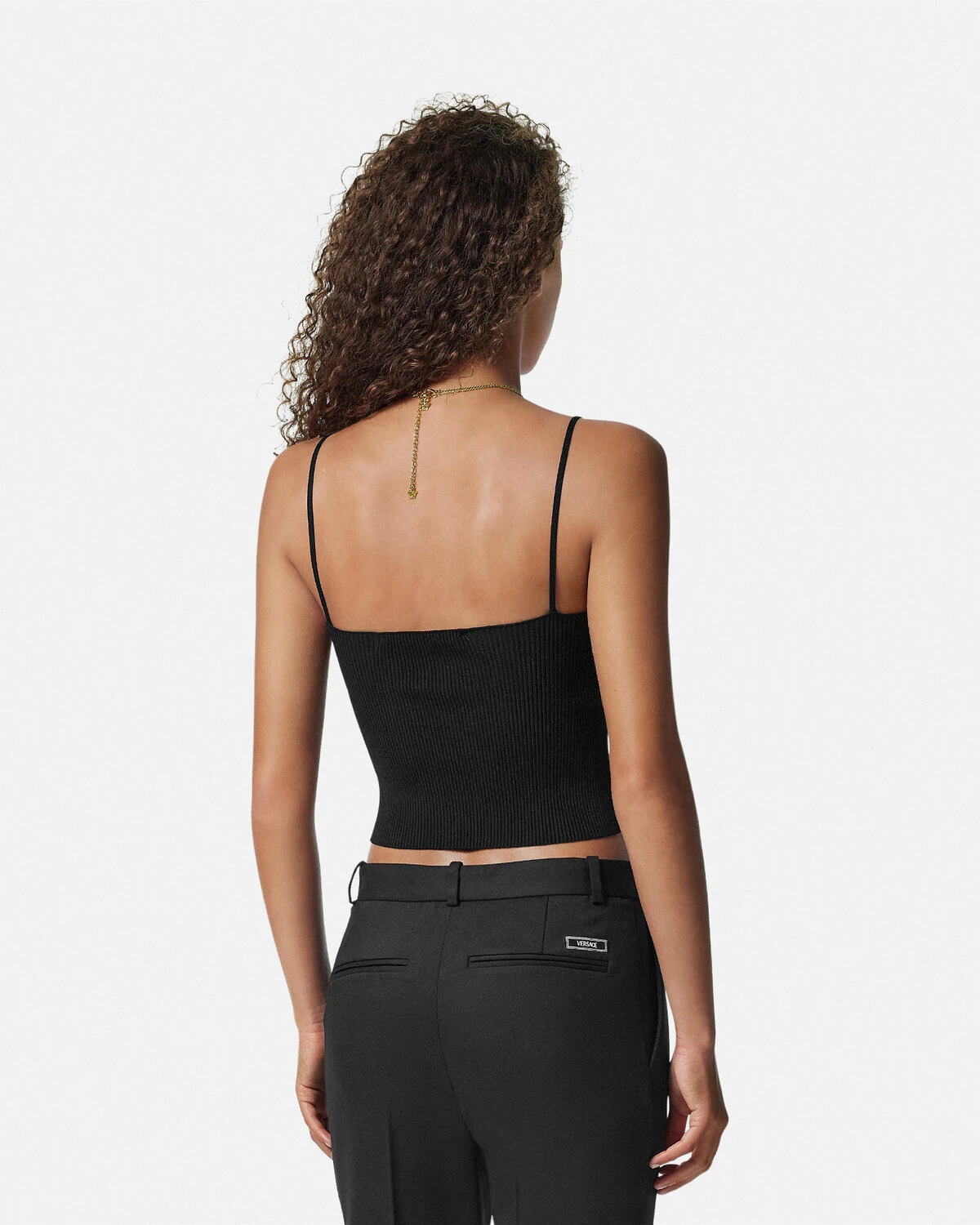 Safety Pin Knit Crop Top - 5