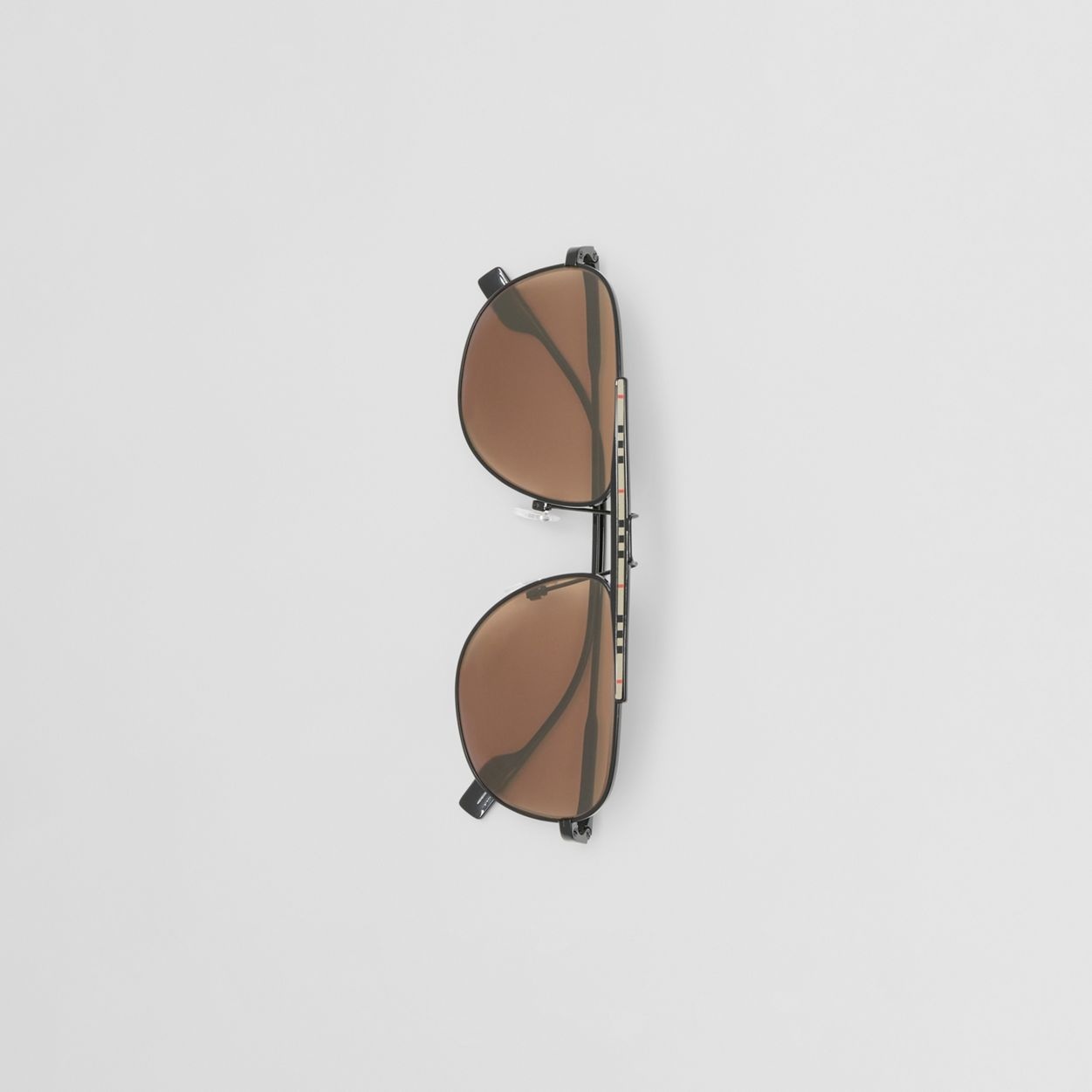 Icon Stripe Detail Pilot Sunglasses - 4