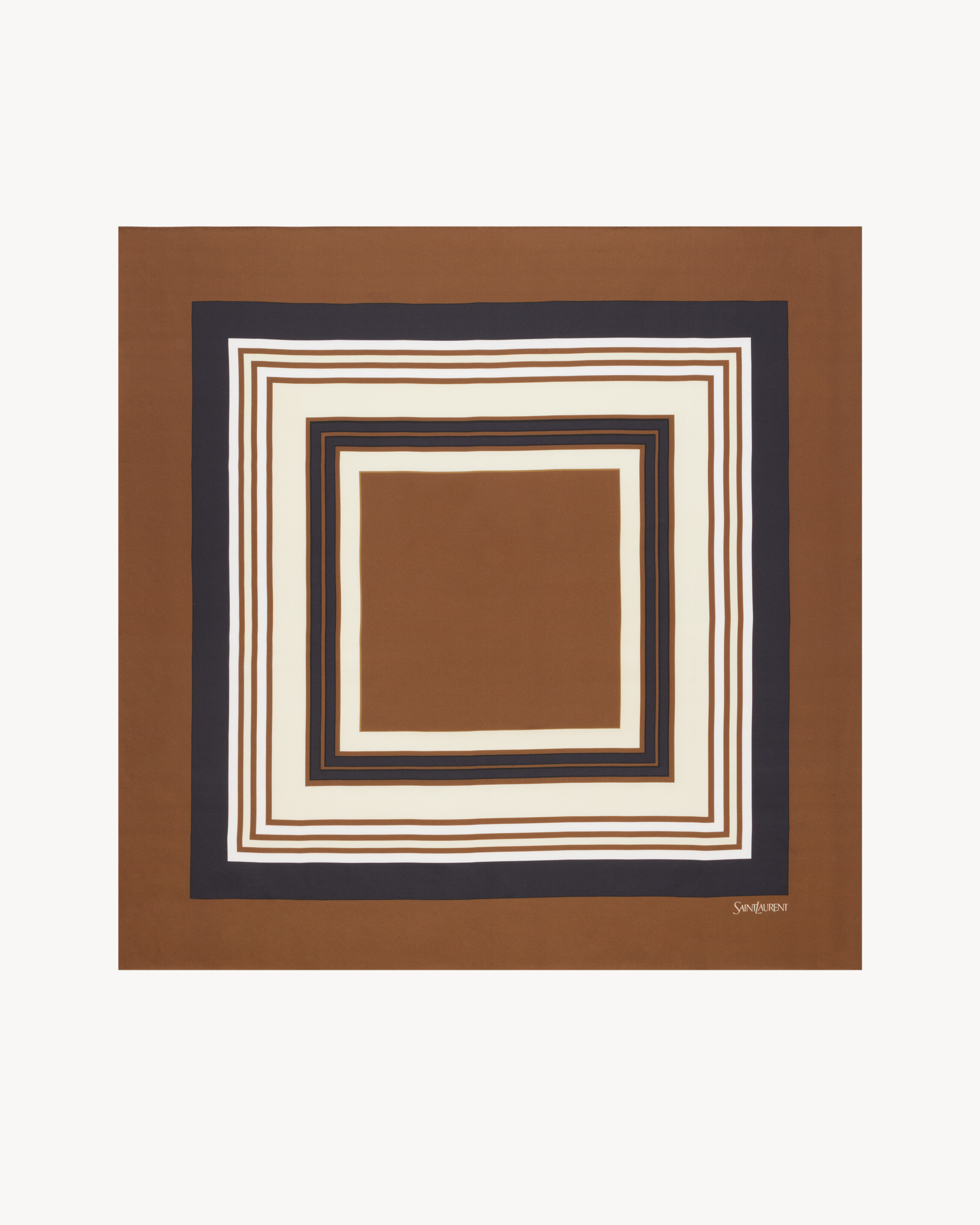 SQUARE SCARF IN SQUARE SILK TWILL - 3