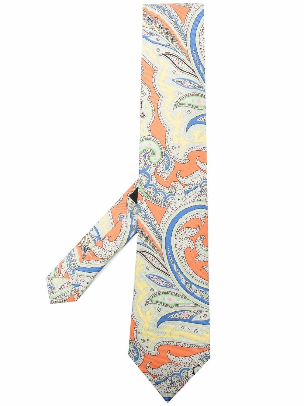 paisley-print tie - 1