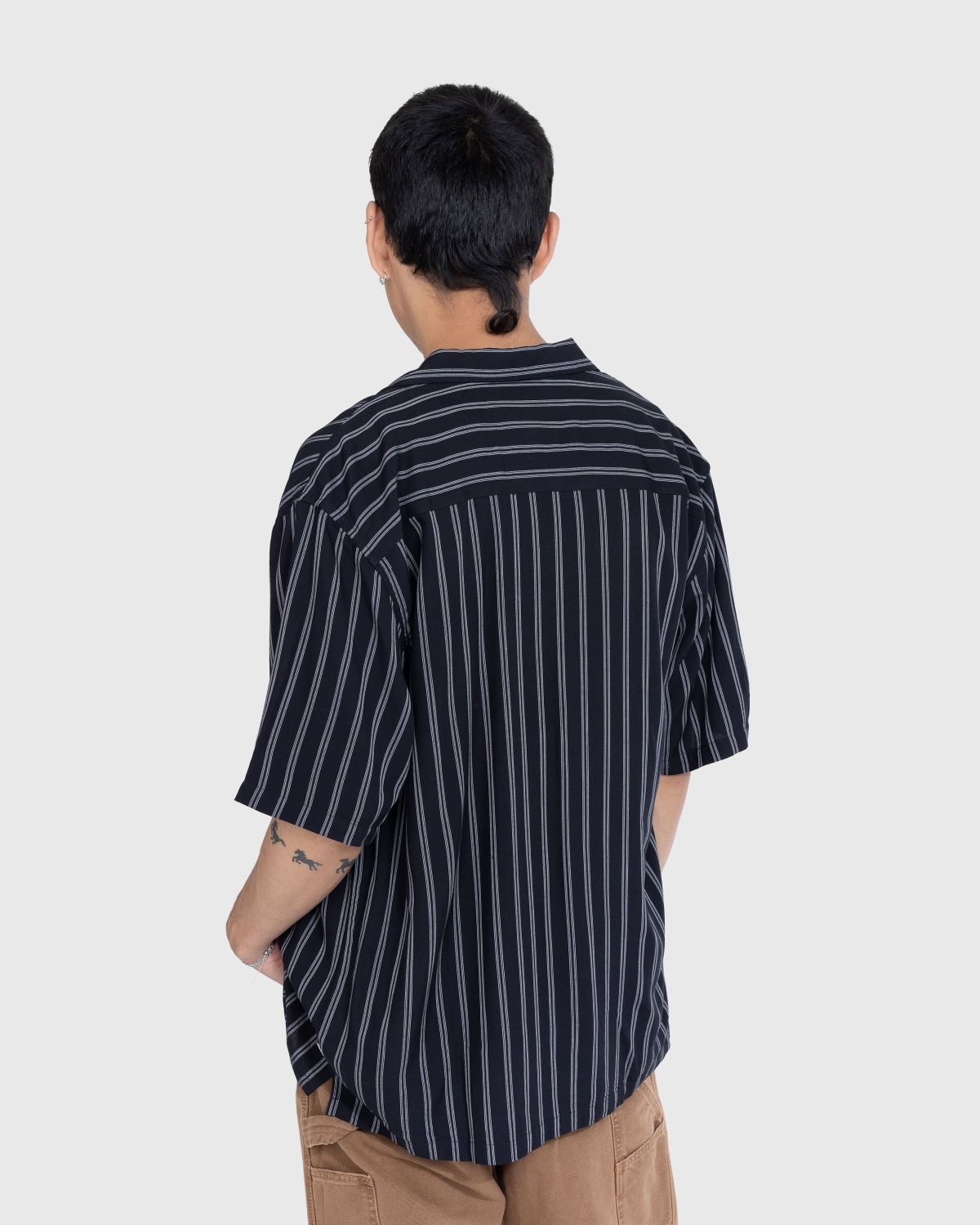 Carhartt WIP – Reyes Stripe Shirt Black - 4